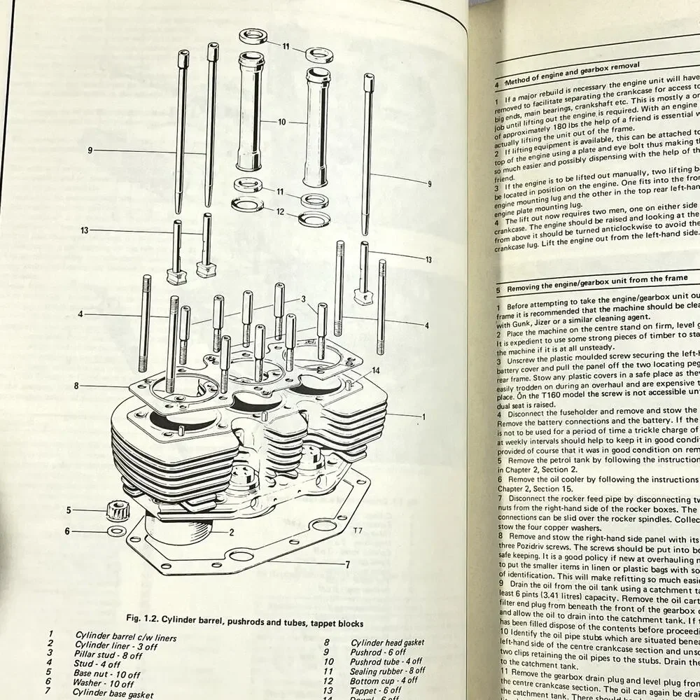 Haynes Triumph Trident BSA Rocket 3 741cc 1969 On Owners Workshop Manual Book